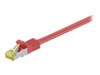 goobay CAT 7 SFTP, PiMF 1.5m Patchkabel Rød