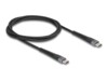 Delock USB Type-C kabel 1m Sort
