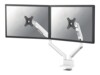 Neomounts NEXT Slim DS70-250WH2 Monteringssæt 2 skærme 17'-32'