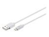 goobay Lightning-kabel 50cm Hvid