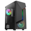 Aerocool Scape-G-BK-v3 Midi-Tower, Tempered Glass, ARGB