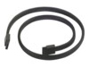 SilverStone Seriel ATA-kabel Sort 50cm