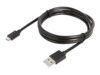 Club 3D USB-kabel 1m Sort