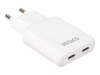 DELTACO Adapter 45Watt 2xUSB-C