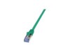 LogiLink PrimeLine CAT 6a SFTP, PiMF 25cm Patchkabel Grøn