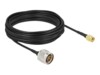 DeLOCK Antennekabel Koaksial 10m Sort Sort