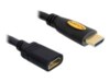 Delock High Speed HDMI with Ethernet HDMI-forlængerkabel 1m