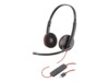 Poly Blackwire C3220 USB-C Kablet Høretelefoner Sort