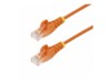 StarTech.com 50cm Orange Slim CAT6 Ethernet Cable, Snagless, 28AWG, LSZH CAT 5/5e/6 Ikke afskærmet parsnoet (UTP) 50cm Patchkabel Orange