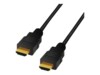 LogiLink HDMI-kabel med Ethernet 2m Sort