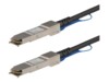 StarTech.com 1m 40G QSFP to QSFP Direct Attach Cable for HPE JG326A 40GbE QSFP Copper DAC 40 Gbps Low Power Active Twinax Dobbelt-axial 1m 40GBase-kabel til direkte påsætning Sort
