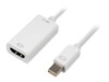 Sharkoon DisplayPort adapter 15cm Hvid
