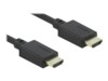 Delock HDMI-kabel 50cm Sort
