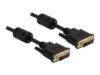 Delock DVI-kabel 2m Sort