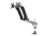 StarTech.com Desk Mount Dual Monitor Arm - Full Motion Articulating Arms - Premium Dual Monitor Stand - For up to 30' (19.8lb/9kg) VESA Mount Monitors - Tool-less Assembly - Steel & Aluminum Monteringssæt LCD display 30'