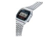 Casio A168WA Unisex-Uhr Digital mit Edelstahlarmband, silber