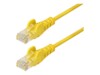 StarTech.com N6PAT25CMYLS CAT 6 U/UTP CCA 0,25m Gul