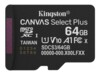 Kingston Canvas Select Plus microSDXC UHS-I Memory Card 64GB 100MB/s