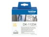 Brother DK 11234 Pressestempel skæreetikette 60 x 86 mm 260etikette(r)