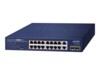 PLANET GSD-2022P Switch 20-porte Gigabit PoE+