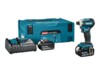 Makita DTD172RTJ Slagnøgle 18 / 36V Batteridrevet 2 batterier inkluderet