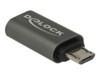 Delock USB-C adapter 2.8cm Sort