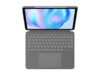 Logitech Combo Touch Tastatur og folio-kasse Saks 16-niveau Kablet Schweizisk Apple 13-inch iPad Air (M2, M3)