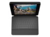 Logitech Rugged Folio Tastatur og folio-kasse Kabling Tysk Apple 10.2-inch iPad Wi-Fi ¦ Apple 10.9-inch iPad Wi-Fi