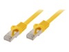Shiverpeaks BASIC-S CAT 7 SFTP, PiMF Patchkabel Yellow