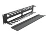 DeLOCK Rack-kabel styrepanel Sort