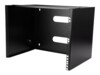 StarTech.com 8U Wall Mount Patch Panel Bracket - 12' Deep - 19' Patch Panel Rack for Shallow Network Equipment- 80lbs Capacity (WALLMOUNT8) Kabinet Sort