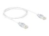 DeLOCK CAT 6 Ikke afskærmet parsnoet (UTP) 2m Patchkabel Hvid