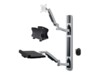 StarTech.com Wall Mount Workstation, VESA Mount For 32' Monitors (22lb/10kg), Fully Articulating Arms For Single Monitor Mount & Keyboard Tray, Includes Desktop Computer/PC Bracket - Ergonomic Standing Desk (2PASTSC-WALL-MOUNT) Monteringssæt Fladt panel U