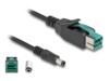 Delock Forstærket USB kabel 2m Sort