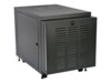 Eaton Tripp Lite Series SmartRack 12U Mid-Depth Rack Enclosure Cabinet for Harsh Environments, 230V Rack Sort