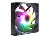 Inter-Tech ES-011 Fan 1-pack Sort 120 mm
