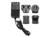 StarTech DC Power Adapter - 12V, 2A - Universal Replacement Power Adapter (NA, EU, UK, AU) (SVA12M2NEUA) Adapter 12V