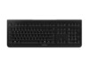 CHERRY KW 3000 Tastatur Gummitrykknap Trådløs USA med Euro-symbol