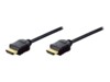ASSMANN HDMI High Speed HDMI-kabel med Ethernet 2m Sort