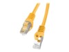 Lanberg CAT 6a S/FTP 2m Patchkabel Yellow RAL 1016
