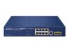 PLANET GS-4210-8UP2S Switch 10-porte Gigabit Ethernet PoE++