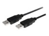 StarTech.com 2m USB 2.0 A to A Cable - M/M - 2m USB 2.0 aa Cable - USB a male to a male Cable (USB2AA2M) USB-kabel 2m Sort