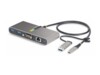 StarTech.com 2-Port USB-C/USB-A Hub with GbE and RS232 Serial, 2x USB-A Hub 2 porte USB