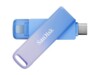 SanDisk Creator Phone Drive 256GB USB-C / Apple Lightning USB stick Blå