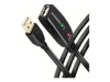 AXAGON USB 2.0 USB forlængerkabel Sort