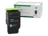 Lexmark Cyan 7000 sider Toner 78C2UC0