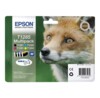 Epson T1285 Multipack Sort Gul Cyan Magenta Blæk C13T12854012