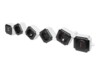 DIGITUS DA-70620 Stikdåse 4-stik 16A Sort Hvid 1.6m