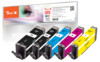 Peach PI100-378 Sort, Cyan, Magenta, Gul