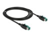 Delock Forstærket USB kabel 2m Sort